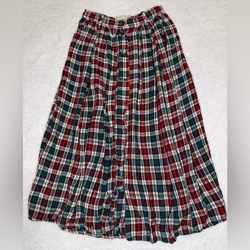 Kids Michel Sport Plaid Skirt